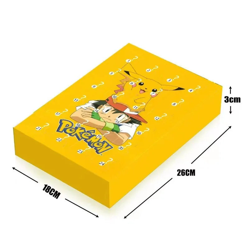 Calendrier de l'avent - thème Pokémon - Pikatchu - Noel - Christmas