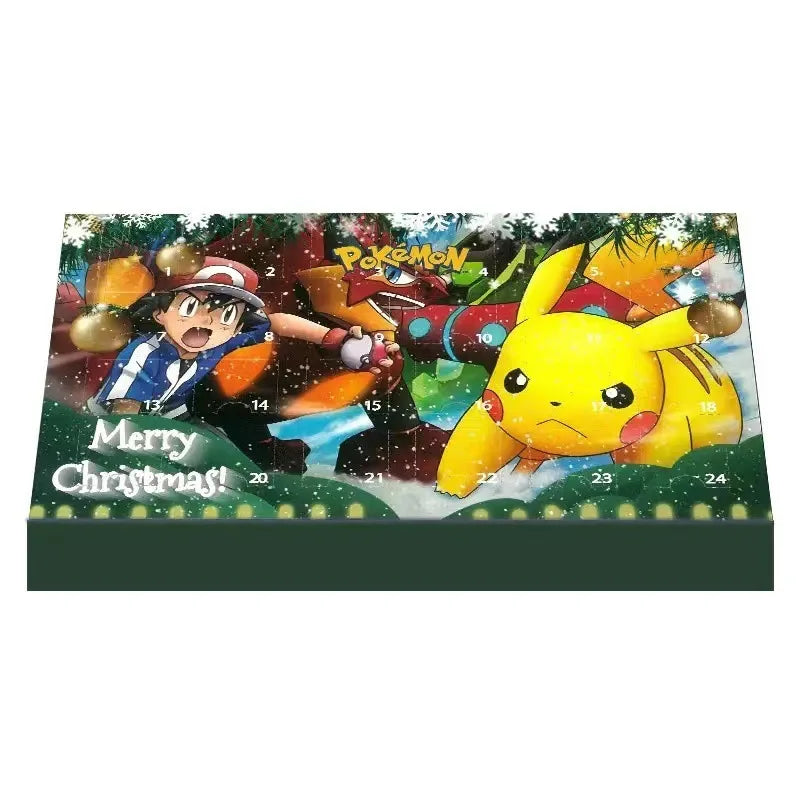 Calendrier de l'avent - thème Pokémon - Pikatchu - Noel - Christmas