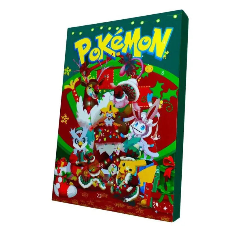 Calendrier de l'avent - thème Pokémon - Pikatchu - Noel - Christmas