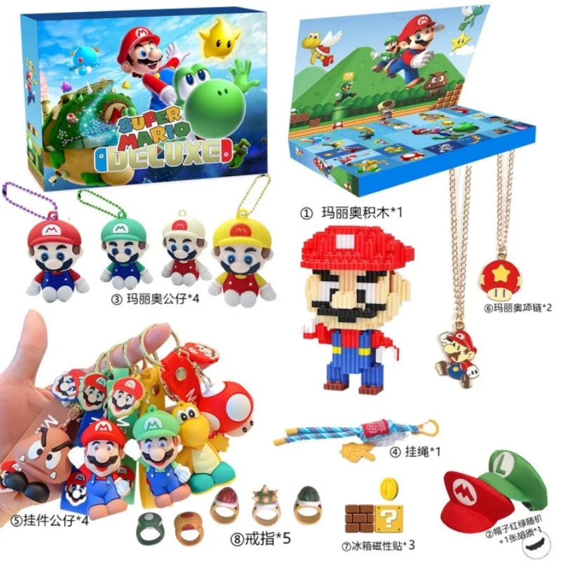 Calendrier de l'avent super Mario - luigi - noël